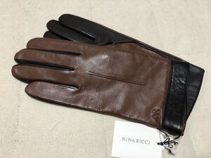 409新品 NINA RICCIニナリッチ 羊革ラムレザーレディース手袋