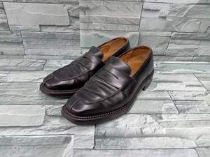 CROCKETT ＆ JONES/クロケットアンドジョーンズ/CHISHOLM/9334/K45008/Uチップ/ローファー/ブラック/コインローファー/6 1/2 /25cm