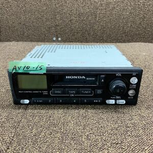 AV10-15 激安 カーステレオ HONDA 39100-S47-J010-M1 CM577JC カセットデッキ FM/AM オーディオ プレーヤー 通電未確認 ジャンク