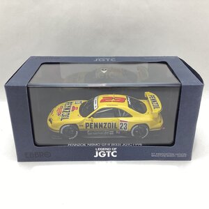 エブロ　1/43　ペンズオイル ニスモ GT-R (R33) JGTC 1998　イエロー　EBBRO　PENNZOIL NISMO GT-R　YELLOW　有限会社エムエムピー