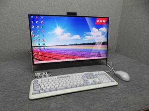 3波テレビ★究極PC 秒速起動Core i7 / 8GB / 新品・爆速SSD 512GB★FUJITSU FH77/B1★23.8型★Windows11◆Office2021付◆値下げ