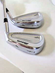 ミズノ・MIZUNO MP FLI-HI CUT MUSCLE 3番21° /4番24° 右用アイアン 2本セット Dynamic Gold (S200) GRAIN FLOW FORGED