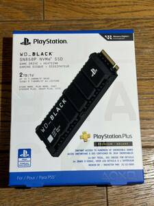 ウエスタンデジタル Western Digital 内蔵SSD 2TB PS5公式ライセンス版 WD_Black SN850P PCIe Gen4 M.2 未開封品 WDBBYV0020BNC-WRSN