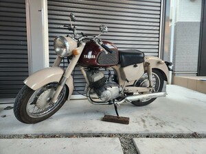 ヤマハ　YD3　希少　1960年代　エンジン始動　書類鍵付き　旧車　2サイクル　YBS1　RD　RZ