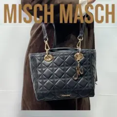 【人気】MISH MASH　 ショルダーバッグ　2WAY キルテイング　ブラック