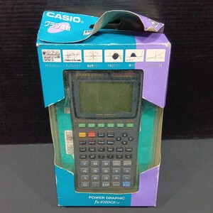 昭和レトロ 現状品にて CASIO カシオ fx-9700GE-N 電卓 POWER GRAPHIC 計算機能 グラフ機能 プログラム機能 データ転送機能 