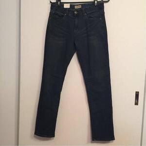 【新品】新作 ストレッチ デニム ジーンズ/紺/ダメージ/メンズ/jeans/ストレート/パンツ/スリム/スウェット/ボトム/ジーパン/濃い/