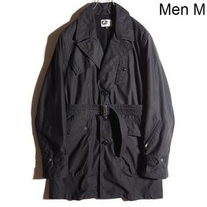 x1759P　▼ENGINEERED GARMENTS エンジニアドガーメンツ▼　ストームコート ブラック M / コットンナイロン ベルト付き 黒 秋冬 rb mks