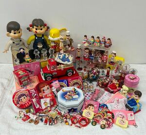 ★1円スタート【中古品】　不二家 ぺこちゃん ペコちゃん ポコちゃん セット まとめ 昭和レトロ フィギュア マスコット レア　【1119A1】