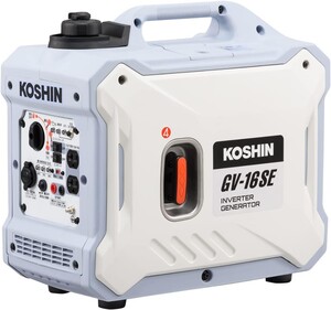 インバーター 発電機 正弦波 GV-16SE 定格出力 1.6kVA AC-100V 50Hz/60Hz 切替 シガーソケット USB 静音 アウトドア レジャー 防災