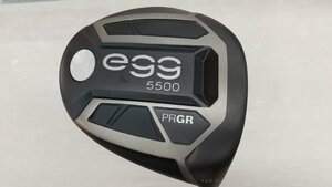 ■中古訳あり■ドライバー プロギア egg 5500 10.5° オリジナルカーボン M-37フレックス カバー無し。クラウンに小さい凹みのような当たり