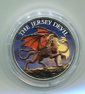 アメリカ　2019年　銀貨　Cryptozoology Series Jersey Devil!　@5-54