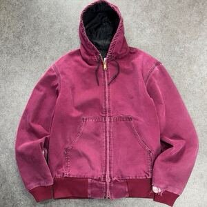 90s Vintage Carhartt Active Jacket カーハート アクティブジャケット アクティブパーカ ジップアップ ヴィンテージ メンズ JQ281