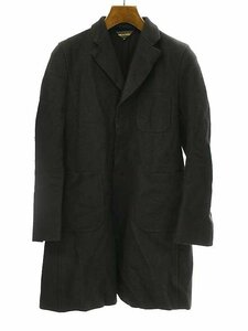 COMME des GARCONS コムデギャルソン 17AW フェルトウールチェスターコート ブラック S IT2MMOLMHR9L