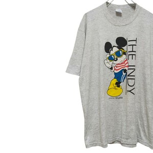 古着　ベルバシーン　半袖Tシャツ　ミッキー　ディズニー　シングルステッチ　ヴィンテージ　90s