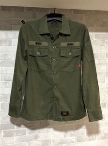 名作 WTAPS 17SS BUDS LS シャツ ダブルタップス OD オリーブ S