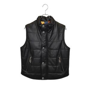 Mr.G ミスタージー Custom mede LEATHER VEST A＆G JAKET F ブラック