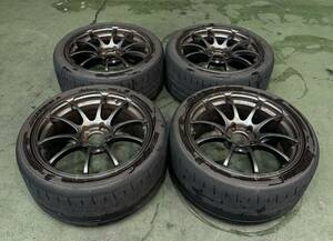 YOKOHAMA ADVAN Racing RZ 18インチ 9.0J +45 PCD114.3 5H POTENZA RE-71RS 265/35R18 97W XL タイヤホイール4本セット