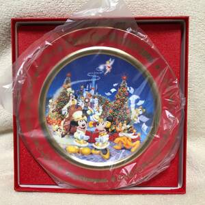 【送料無料】 TDL ランド クリスマス ファンタジー 2006年 ピクチャー プレート ミッキー トウィンクルホリデーモーメント 新品