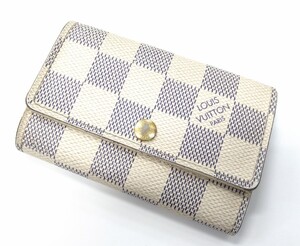 LOUISVUITTON キーケース ルイヴィトン ダミエ アズール　LH40