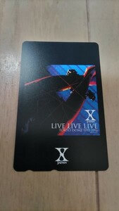 新品 未使用 X JAPAN テレカ 50度 テレホンカード YOSHIKI