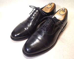 【即決価格落札で送料無料】4269■Samuel Windsor HAND MADE/イギリス■キャップトゥ/ストレートチップ/グッドイヤーウエルト/26cm■