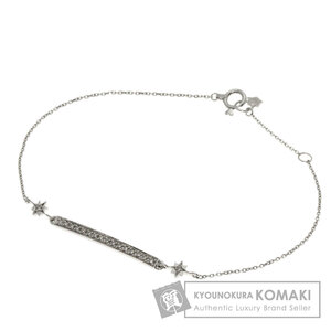 STAR JEWELRY スタージュエリー ダイヤモンド ブレスレット K18ホワイトゴールド レディース 中古