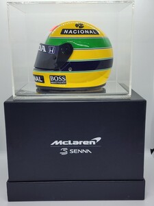 【10,000円から】 アイルトンセナ 1988年 模型 ヘルメット ケース入り 箱付き マクラーレン AYRTON Senna McLaren