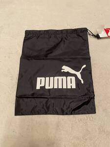 当時物　未使用　　PUMA プーマ　ファンダメンタルスJ シューサック　ナップサック　バック　カバン　サイズ30×39cm　KK1796