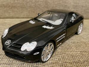 1/18 ガンメタMercedes Benz SLR McLarenメルセデスベンツマクラーレンラグジュアリーダイキャストミニカー改造 カスタム品 ローダウン