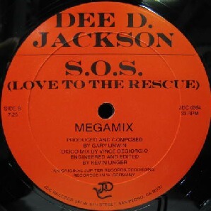 $ DEE D. JACKSON / SOS (LOVE TO THE RESCUE) ★Ｂ面にＳＯＳはEXTENDEDでなくMEGAMIXを収録です。SOS 穴 (JDC 0064) YYY207-3043-19-19