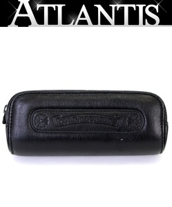 CHROME HEARTS 銀座店 クロムハーツ アイウェアケース ハードケース 眼鏡ケース ダガージップ レザー 黒 96624