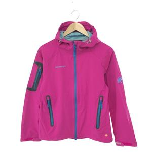 ◆MAMMUT マムート マウンテンパーカー サイズ:M◆1010-13710 ピンク ナイロン レディース ジップアップ フーディ Plasma Jacket アウター