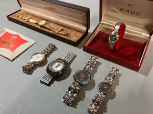 RADO ラドー バルボア フローレンス など オートマチック自動巻き ブランド腕時計 腕時計 まとめ ケース付きあり 2点ベゼル難あり 現状品