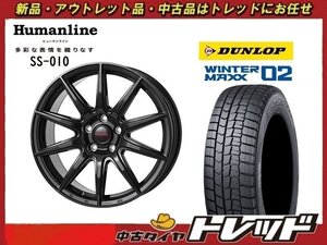 師岡 新品 冬セット SS-010 16x6.5J 48 5H114 BK ダンロップ WM02 205/60R16インチ 等