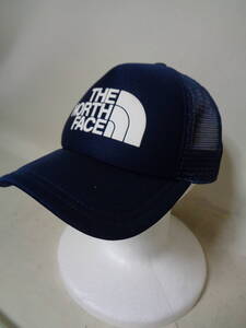 良品 ノースフェイス トラッカーキャップ THE NORTH FACE TRUCKER CAP ネイビー スナップバック 