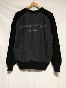 80s COMME des GARCONS HOMME LOGO KIIT コムデギャルソン　オム　ロゴ　ニット