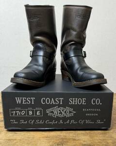 【送料無料】WESCO (ウエスコ) Narrow Wesco Engineer Boots #7710 / ホースハイド ナローウエスコ エンジニアブーツ 2015年 100足限定 8E