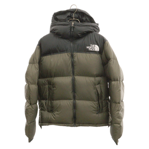 THE NORTH FACE ザノースフェイス Nuptse Hoodie JKT ヌプシフーディ ダウンジャケット カーキ ND92331