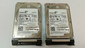 中古動作品 NEC 1.2TB 2.5" SAS 10K 12Gb/s HDD Lot of 2PCS NB150-483 1FF200-047 ST1200MM0088