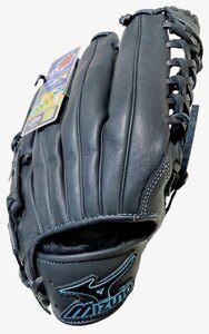 未使用 ミズノ MIZUNO　ジュニア　ソフトグローブ用　グローブ　Gachi ガチ　5-６年生向け　LL　ブラック　黒　【中古】