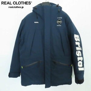 ☆F.C.Real Bristol/エフシーレアルブリストル ダウンジャケット ロゴプリント FCRB-189043/XL /100