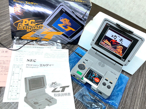 ■美品・動作品■NEC PI-TG9 PCエンジンLT 電源アダプタ・説明書・元箱付属 PC Engine LT■