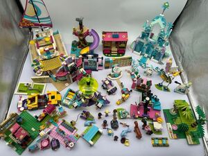 レゴ まとめ アナと雪の女王 LEGO FRIENDS クルーズヨット ミステリージャングル 自動車 遊園地 スペースライドなどまとめ ジャンク扱い