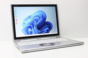 1円スタート ノートパソコン 2in1PC Windows11 WPS office搭載 Panasonic レッツノート CF-XZ6 SSD256GB メモリ8GB 第7世代 Core i5