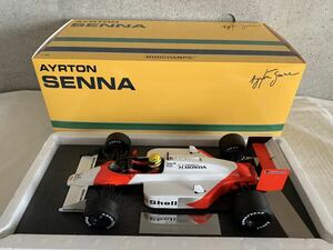 1/18 PMA★McLAREN HONDA MP4/3B A.セナ マクラーレン・ホンダ 1987★ポールズモデルアート★限定402台★希少