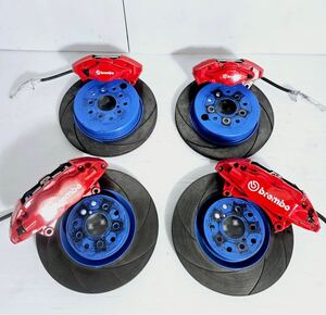 トヨタ 86 ZN6 ZC6 ( BREMBO ブレンボ ) ブレーキ キャリパー 4POT 2POT スリットローター セット GDB GRB GVB BR5 BL5 ZN8 ZD8 