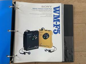 非売品　SONY 商品カタログ　海外版　商品のしおり 1980年代　WALKMAN