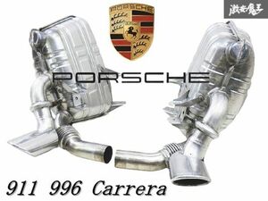 ◆希少! 美品!◆ ポルシェ純正 911 996 カレラ GH-99603 2002年 マフラー テールエンド サイレンサー セット 車検用 純正戻しなど 棚