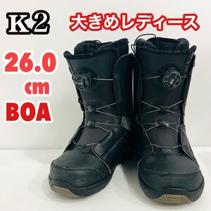 26cm 女性用　K2 HAVEN スノーボードブーツ BOA ボア ヘブン　スノーボード ブーツ ブラック